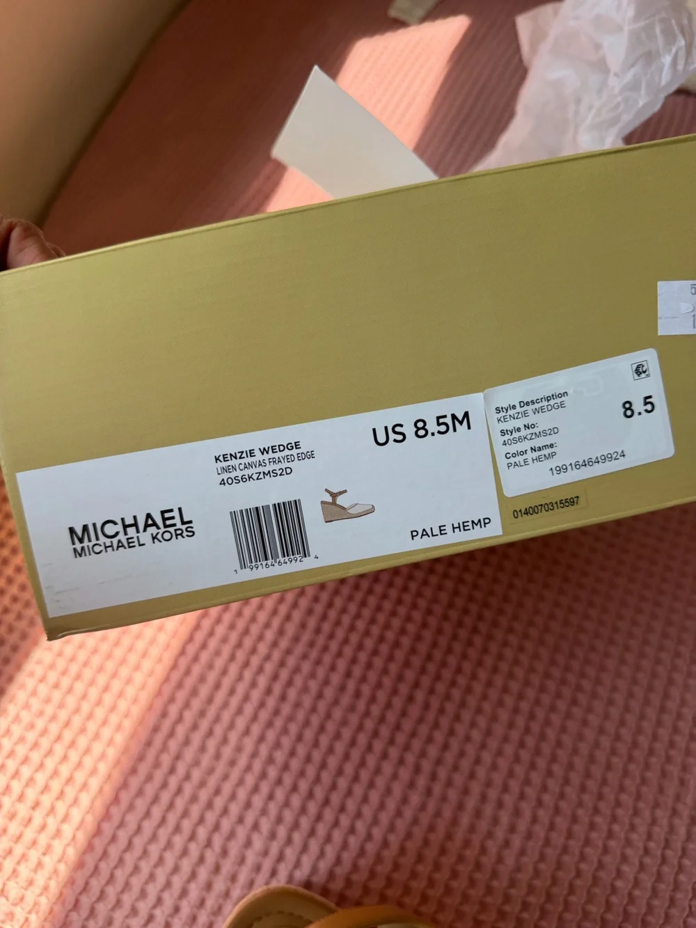 Michael Kors  Espadrille Wedge - Kenzie pale hemp
